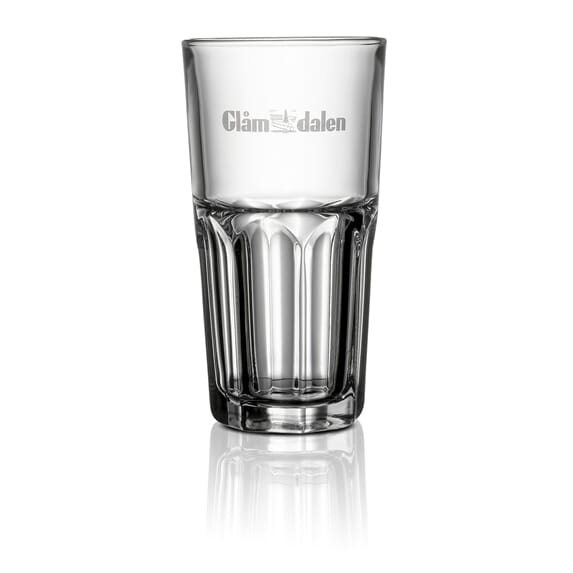 Granity glass med logo